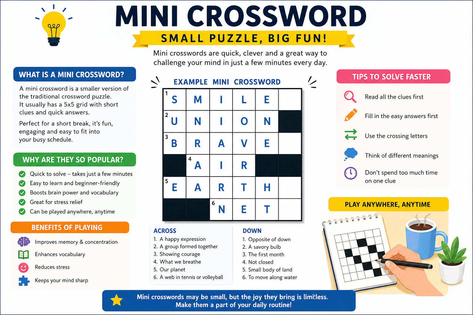 mini crosswords